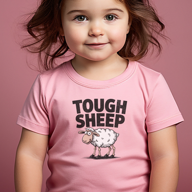 Funny Tough Sheep - Pink
